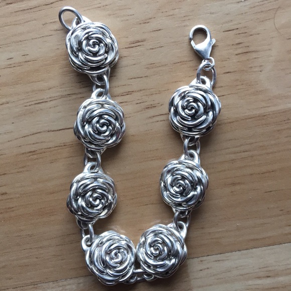 Beautiful 925 sterling silver bracelet - Picture 2 of 8